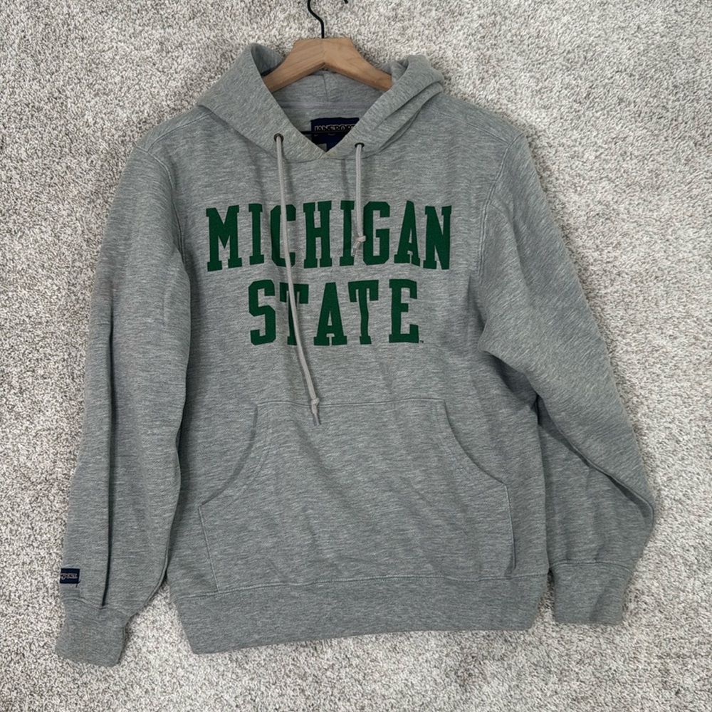 Vintage 90s Jansport‎ Michigan State MSU hoodie  - Small